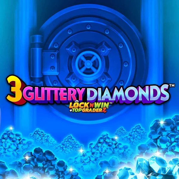 3 Glittery Diamonds logo by PearFiction Studios Sankra Casino
