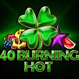 Official Slots logo: 40 Burning Hot by Amusnet Interactive at Sankra Casino