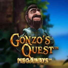 Gonzo's Quest Megaways online game logo by Red Tiger Gaming on sankrancasino.com