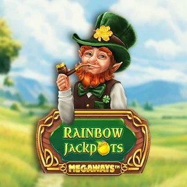 Rainbow Jackpots Megaways by Red Tiger Gaming, showcased at sankrancasino.com – game logo