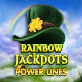 Rainbow Jackpots Power Lines logo – Jackpots by Red Tiger Gaming at Sankra Casino