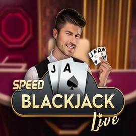 Official Live Casino logo: Speed Blackjack by Pragmatic Play at Sankra Casino