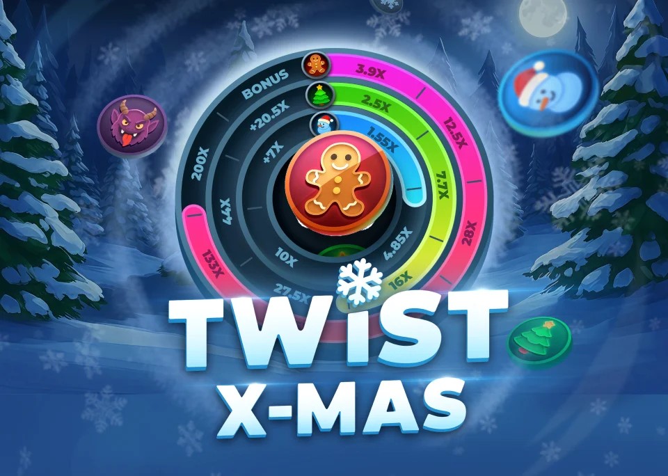 Twist X-mas logo by InOut Sankra Casino