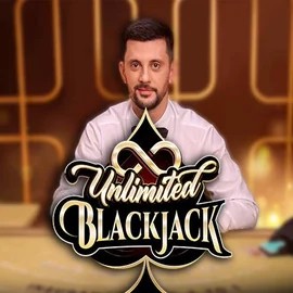 Unlimited Blackjack logo by Ezugi at Sankra Casino
