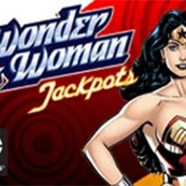 Wonder Woman Jackpots online game logo by Amaya on sankrancasino.com